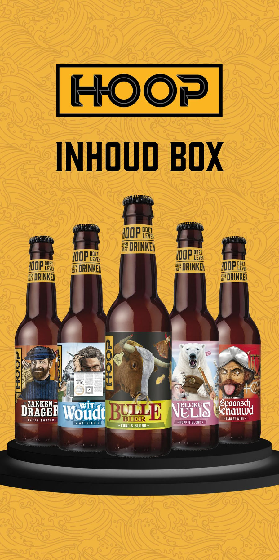 Geschenkdoos 5 flessen Holiday Cheers