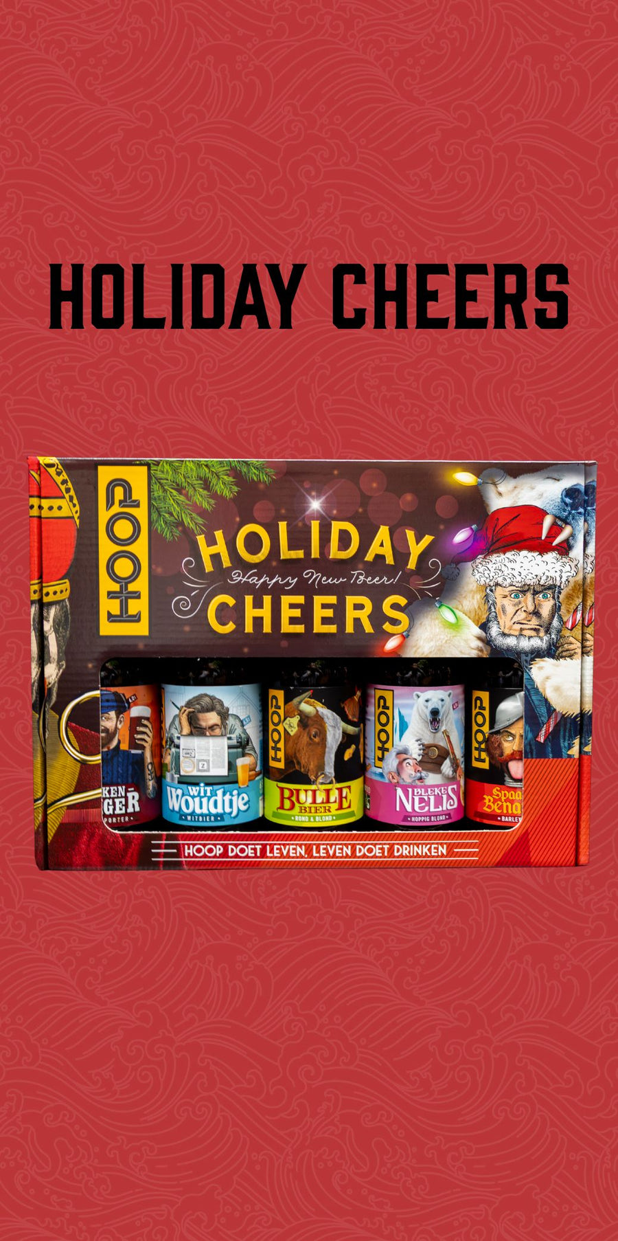 Geschenkdoos 5 flessen Holiday Cheers